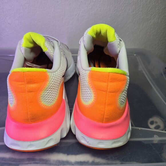 Nike Renew Run Men’s Running Shoes White Orange Volt CK6357-100 Size 11.5 main image 5